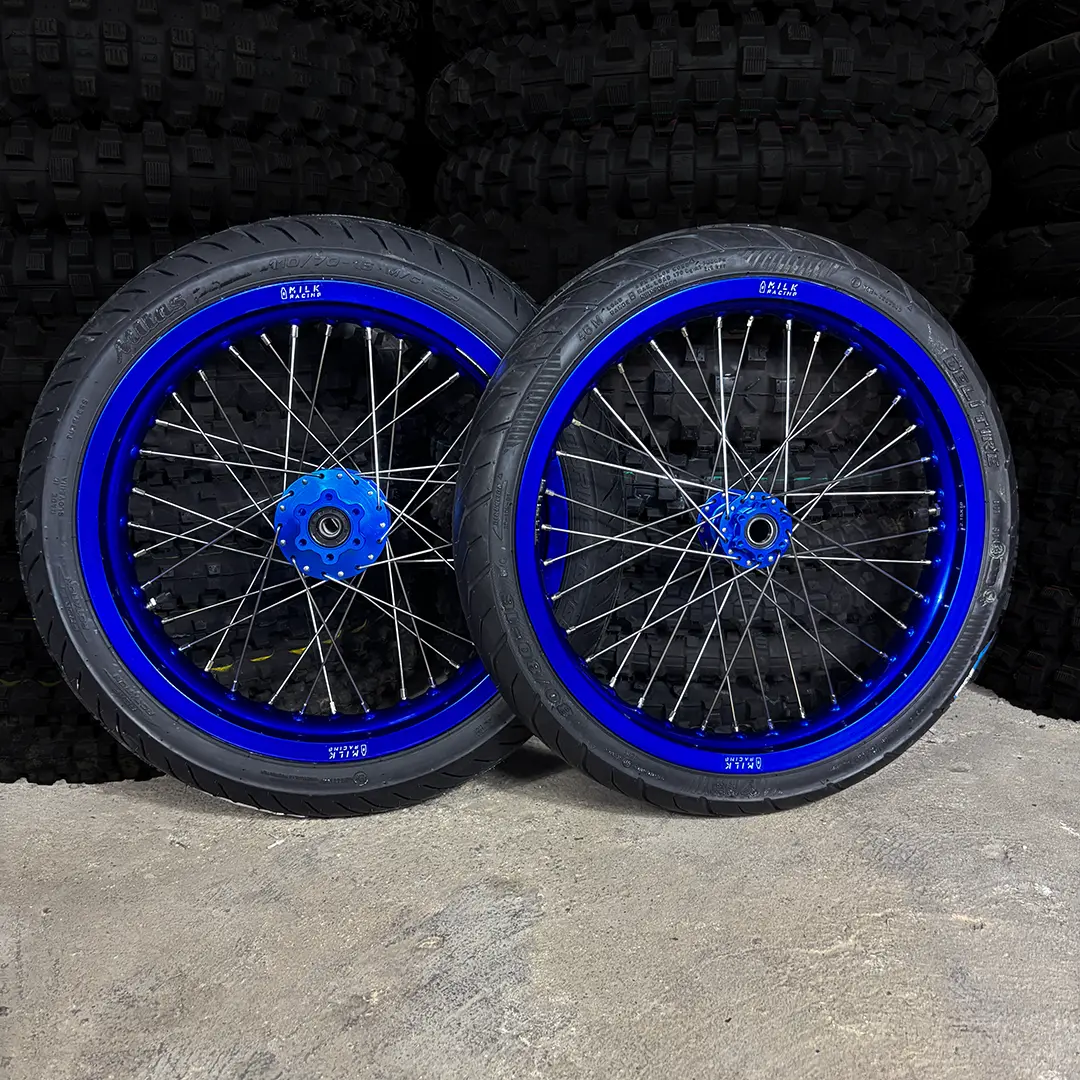 16 SURRON / TALARIA / XXX / E RIDE PRO SUPERMOTO WHEELSET BLUE