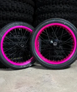 16 SURRON / TALARIA / XXX / E RIDE PRO SUPERMOTO WHEELSET PINK
